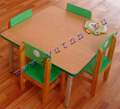 Стол квадратный для детского сада